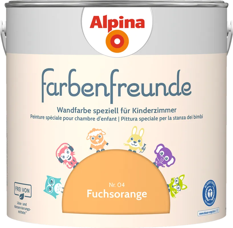 2,5l ALPINA Farbenfreunde Nr.04 Fuchsorange Top-Seller