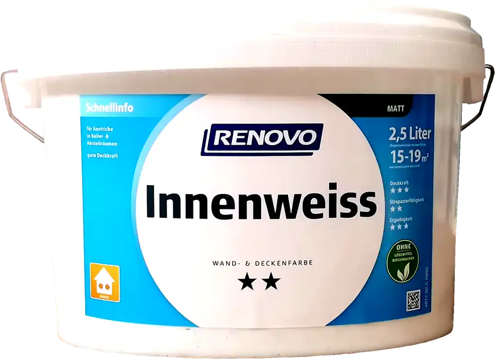 2,5 Liter Renovo Innenweiss matt Highlight