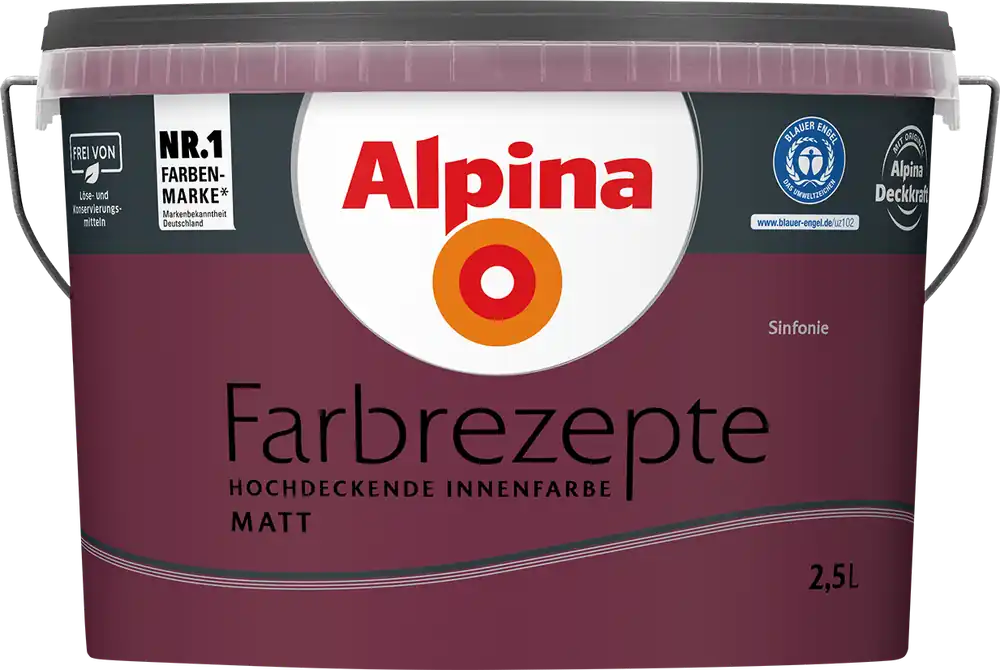 2,5L ALPINA Farbrezepte Sinfonie, Matt Preiswert