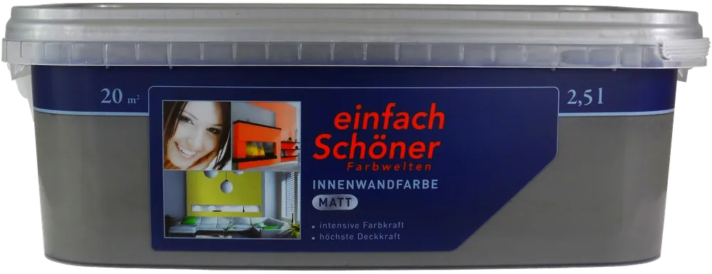 2,5Liter WILCKENS Innenwandfarbe matt edles basaltgrau Wochenendangebot