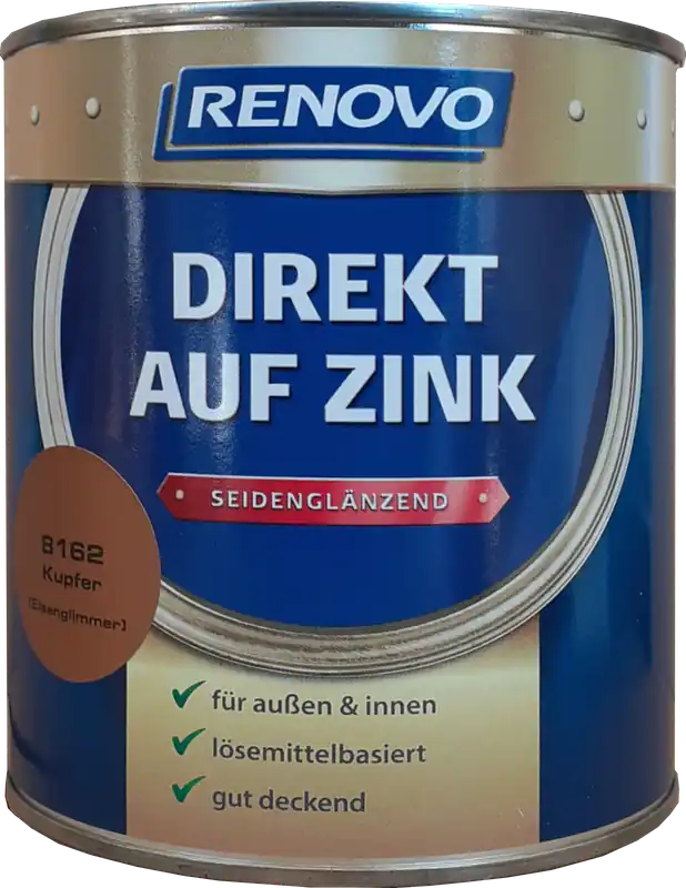 Kostenfreie Lieferung 750ml Renovo Direkt auf Zink, Kupfer 8162