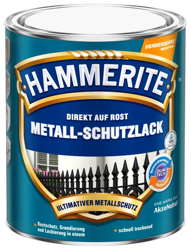 Bestpreis 2,5 Liter Hammerite Msl MATT Anthrazitgrau