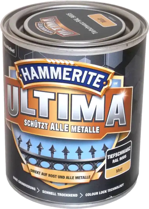 750ml Hammerite ULTIMA MSL matt Tiefschwarz Jetzt Bestellen