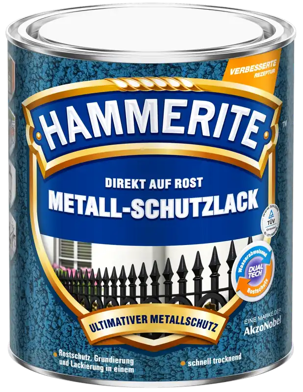 Versand Am Gleichen Tag 750ml Hammerite Msl Hammerschlag silbergrau
