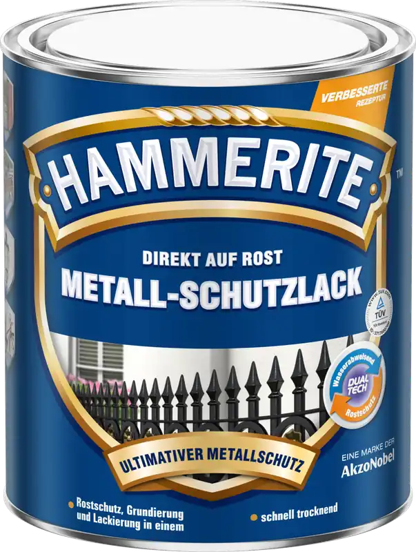 250ml Hammerite Msl glänzend schwarz Abverkauf