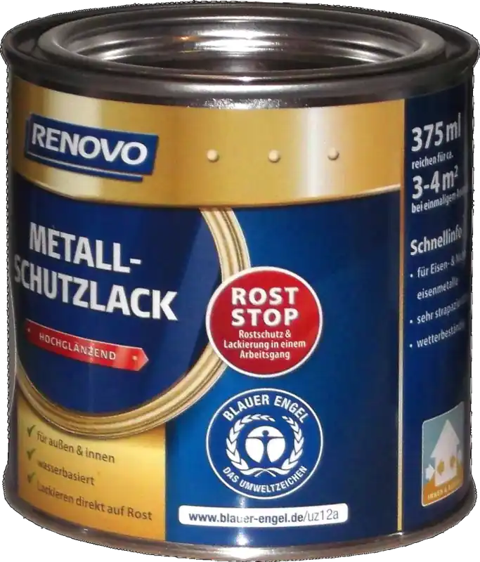 375ml Renovo Metallschutzlack hgl 7001 Silbergrau Abverkauf