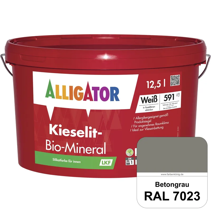 Versand Am Gleichen Tag Kieselit-Bio-Mineral LKF (RAL 7023 Betongrau)