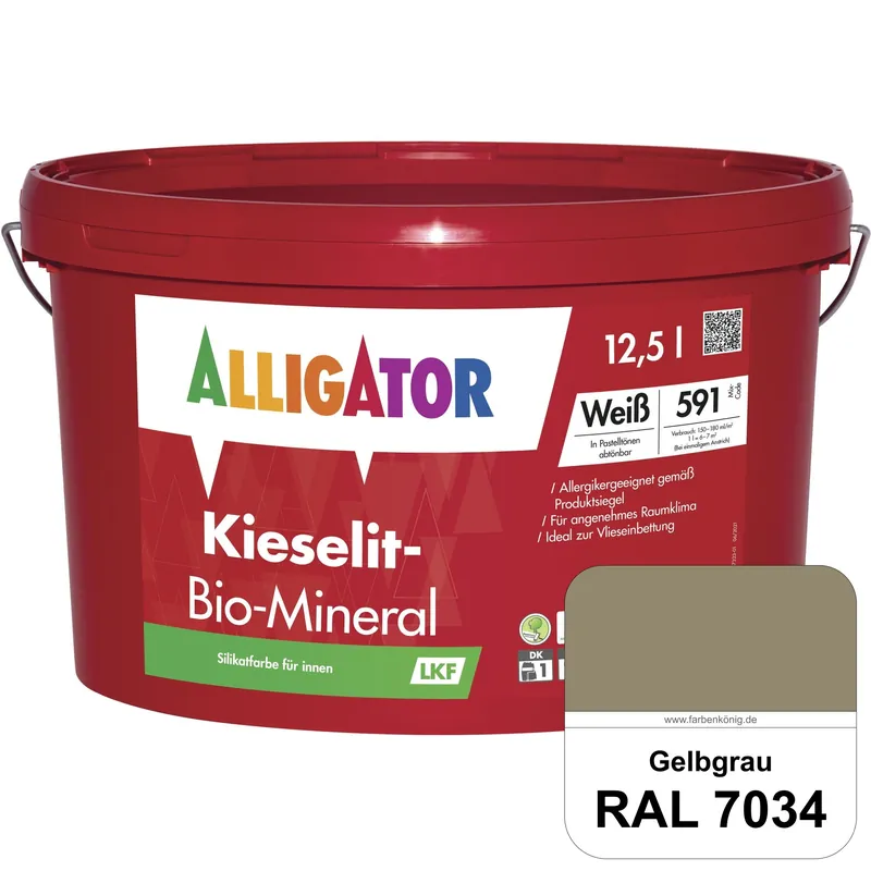 Kieselit-Bio-Mineral LKF (RAL 7034 Gelbgrau) Sale