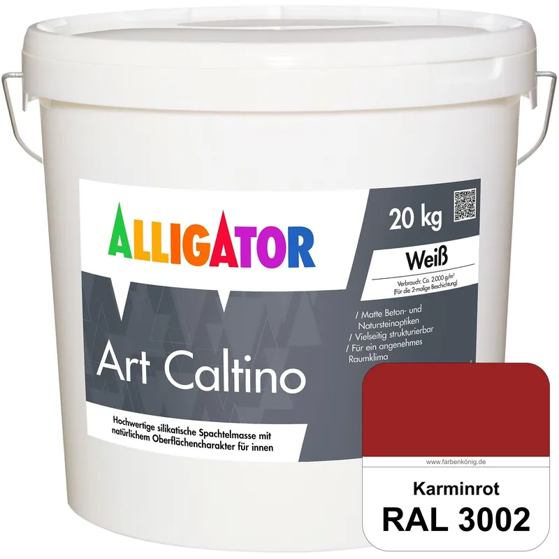Abverkauf Art Caltino (RAL 3002 Karminrot)