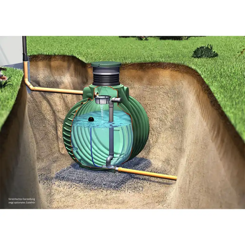 Garantia Retentionszisterne Columbus 4500 L Finale Aktion