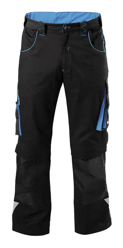 Fortis Herren-Bundhose twenty-four, schwarz/türkis, Größe 64 Beliebt