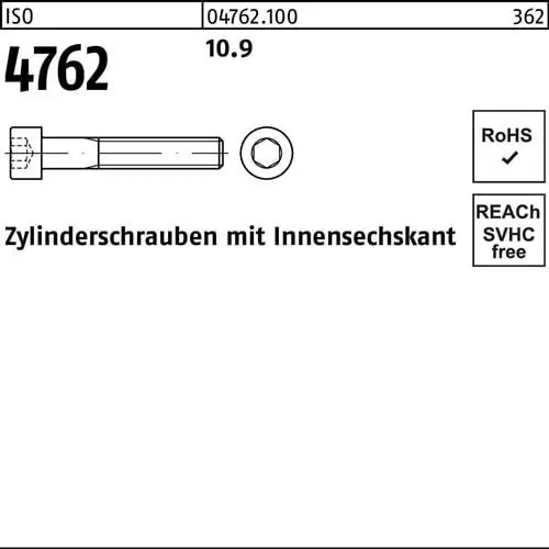 Zylinderschraube ISO 4762 Innen-6kt M8x 18 10.9 200 Stück Sonderaktion